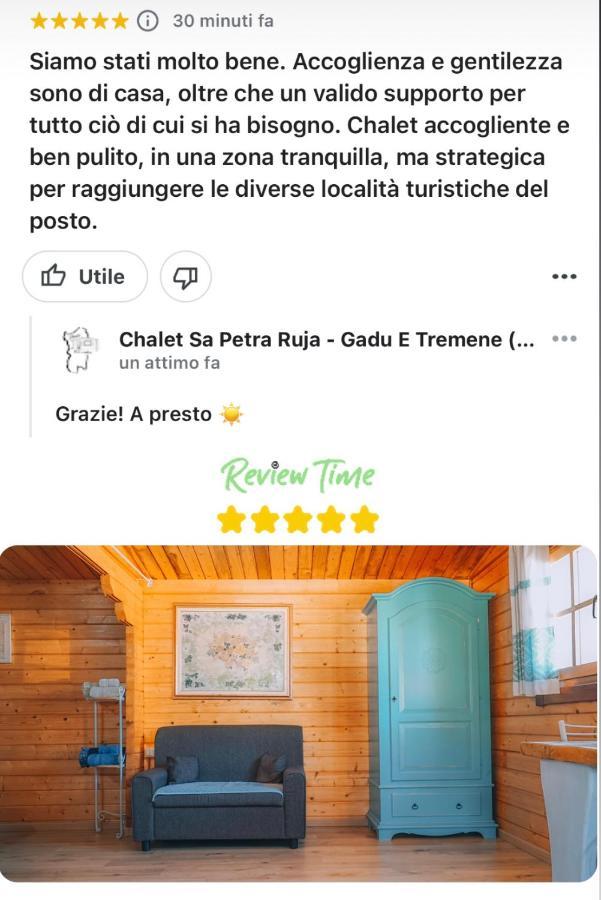 Chalet Sa Petra Ruja - Gadu e Tremene Siniscola Extérieur photo